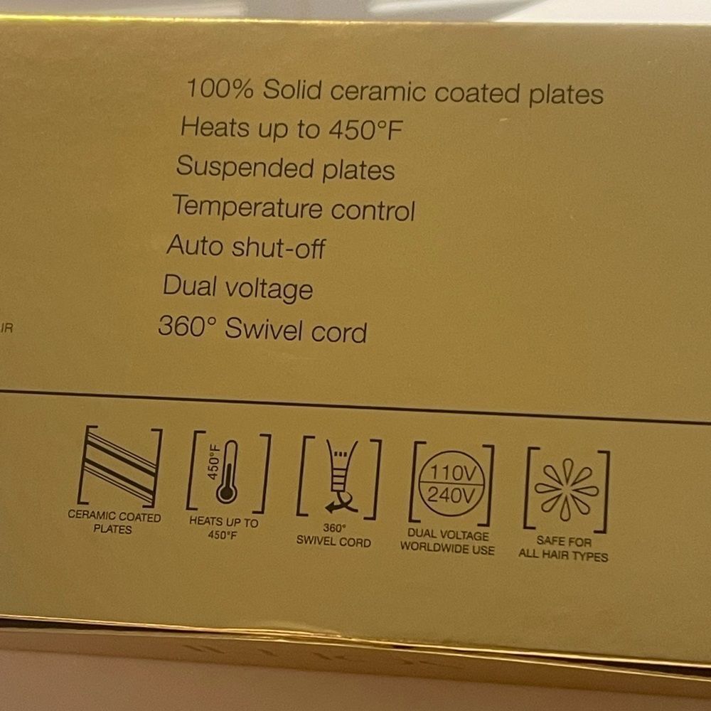 Soleil Dynamic Styler Baby Pink Ceramic Flat Iron | Dual Voltage | NIB - Picture 3 of 4